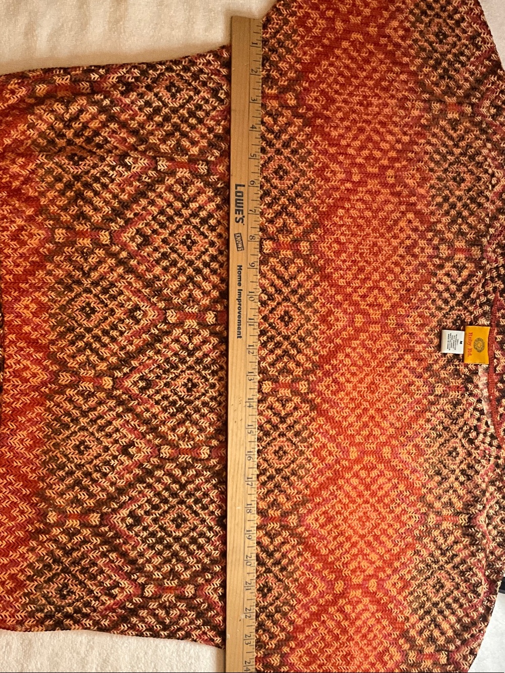 Ruby Rd. Rust Multi-Pattern Knit Tunic - Picture 4 of 5